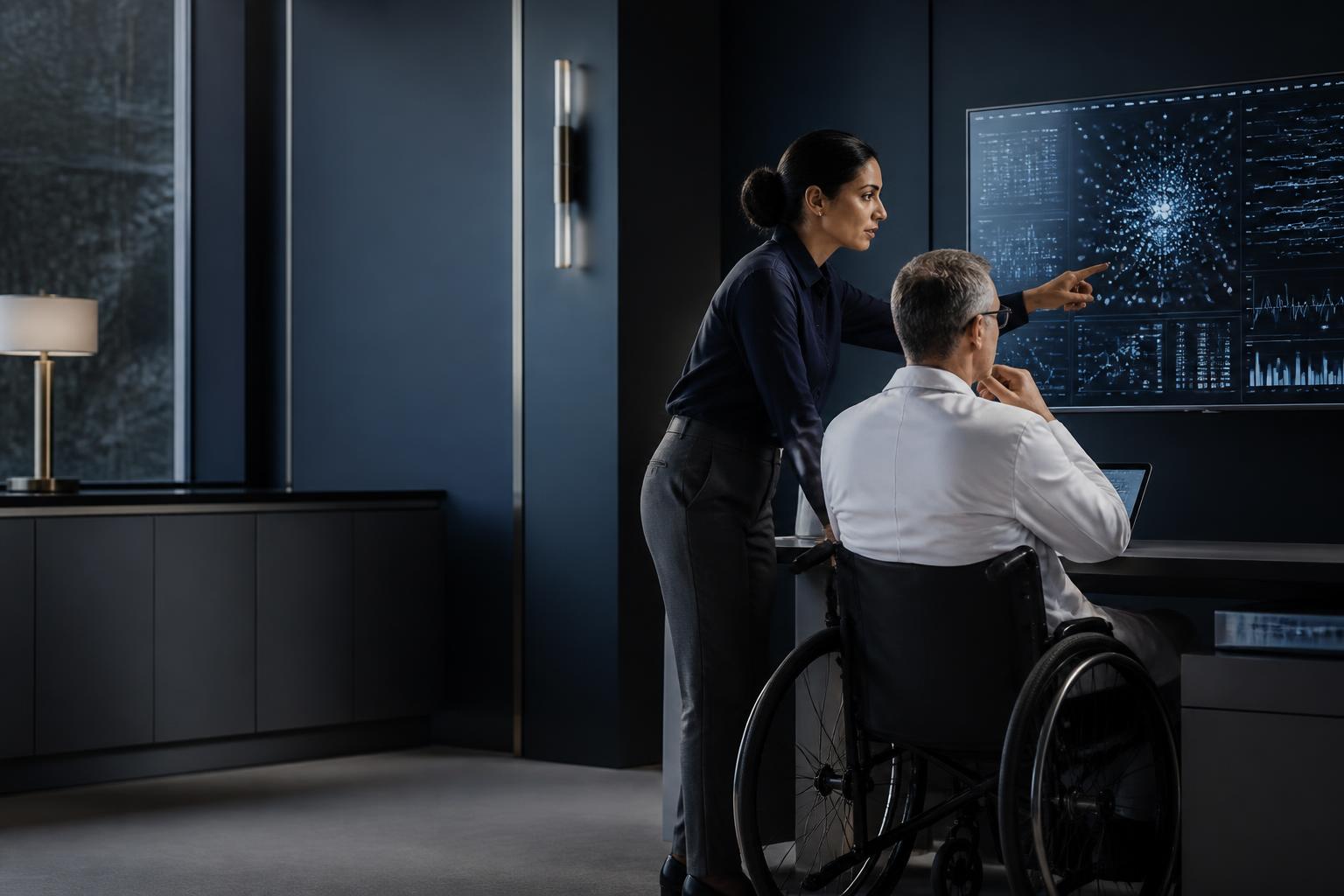 Diverse healthcare ai leadership team