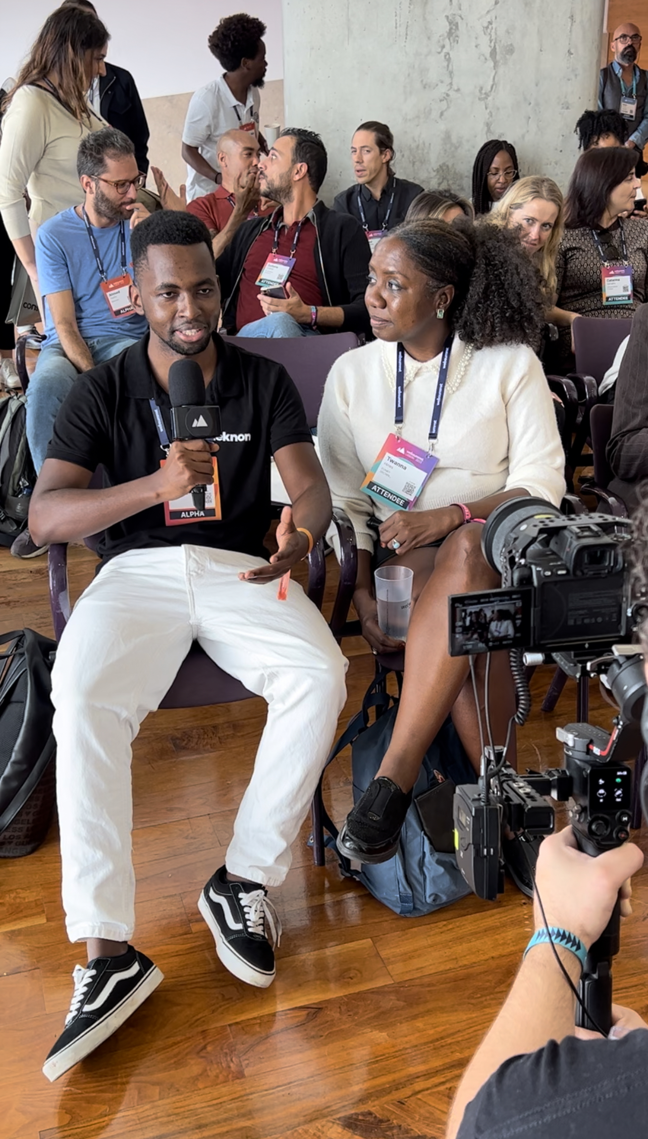 A diverse audience at a Teknon event